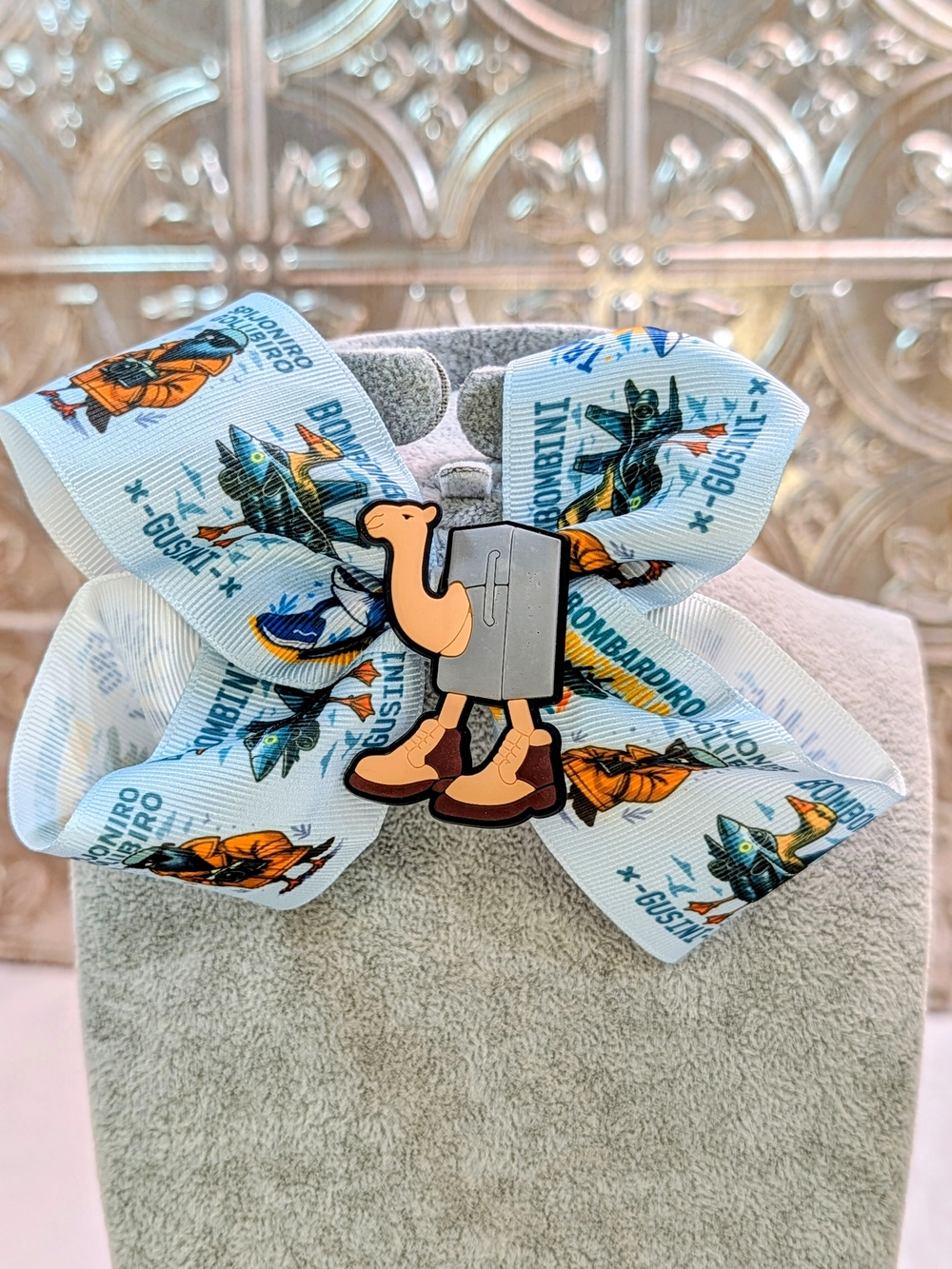Medium Size Kids Brain Rot Hairbow